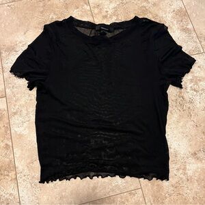Forever 21 mesh crop top